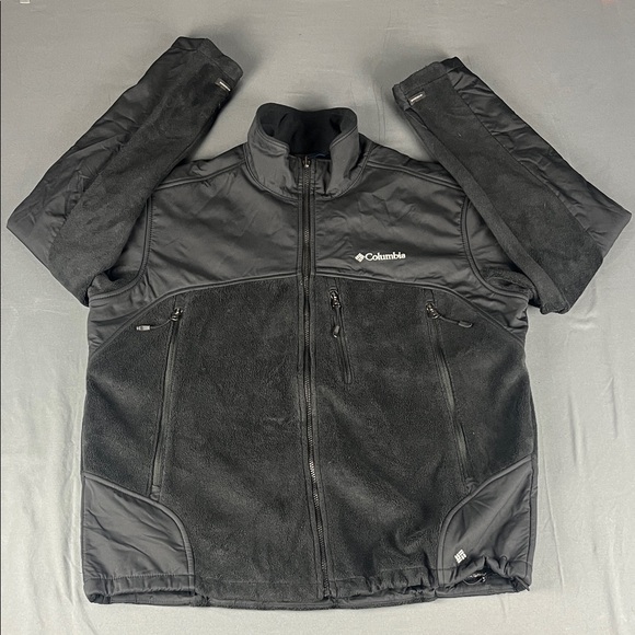 Columbia Other - Columbia Men's Size XL Black Performance Jacket with Omni- Heat and Velcro Cuffs